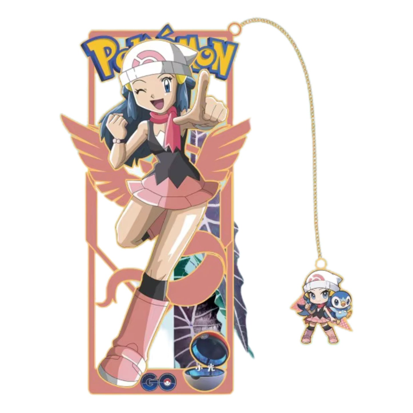 Pokémon Trainer Dawn – Anime Bookmark – 8.5 x 3.5 cm (3.3 × 1.4 in)