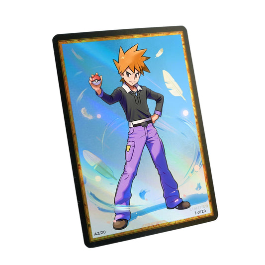 A02 – Blue (Gary Oak) – The Ambitious Rival (Champions Collection, Limited Edition)