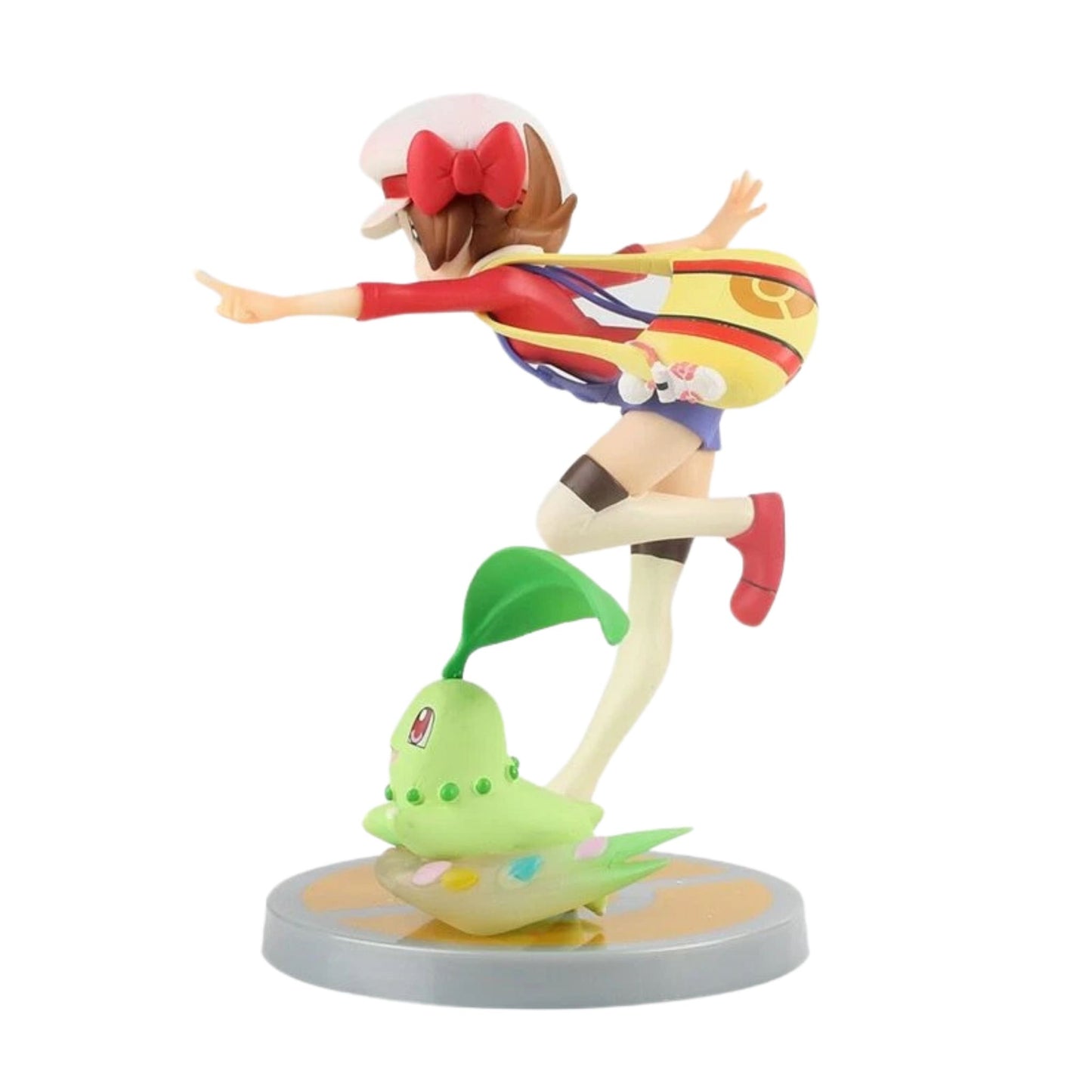Pokémon Trainer Lyra with Chikorita – Anime Figure – 17 cm (6.7 in) (Kotobukiya Replica)