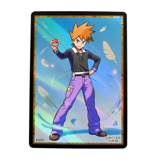 A02 – Blue (Gary Oak) – The Ambitious Rival (Champions Collection, Limited Edition)