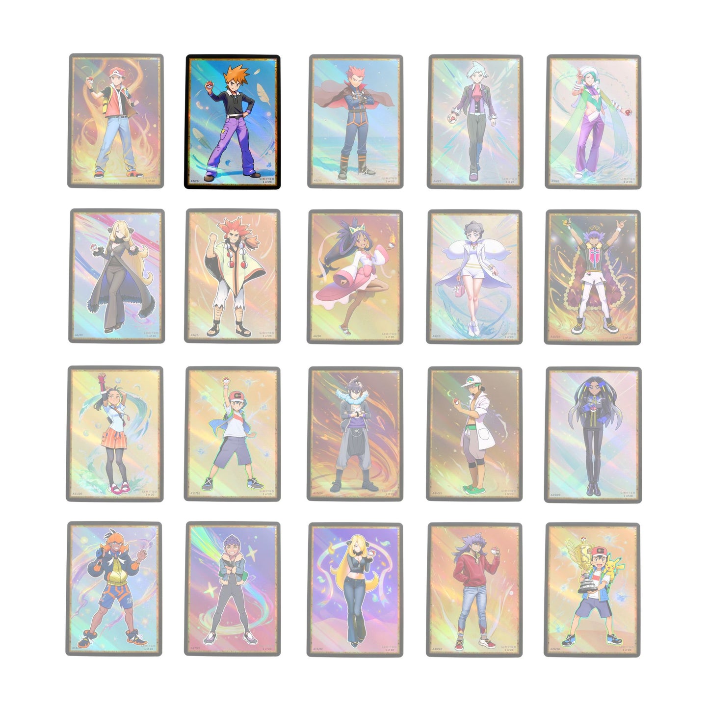 A02 – Blue (Gary Oak) – The Ambitious Rival (Champions Collection, Limited Edition)