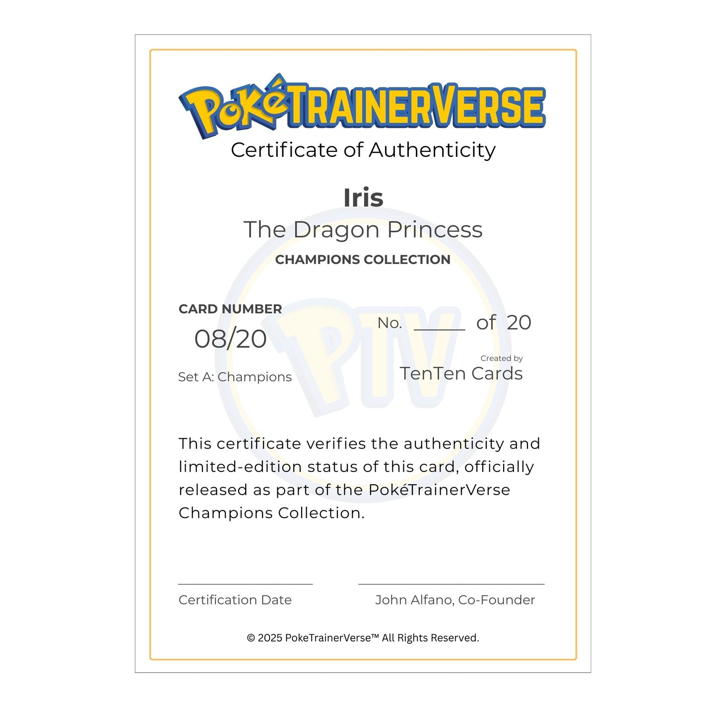 A08 – Iris – The Dragon Princess (Champions Collection, Limited Edition)