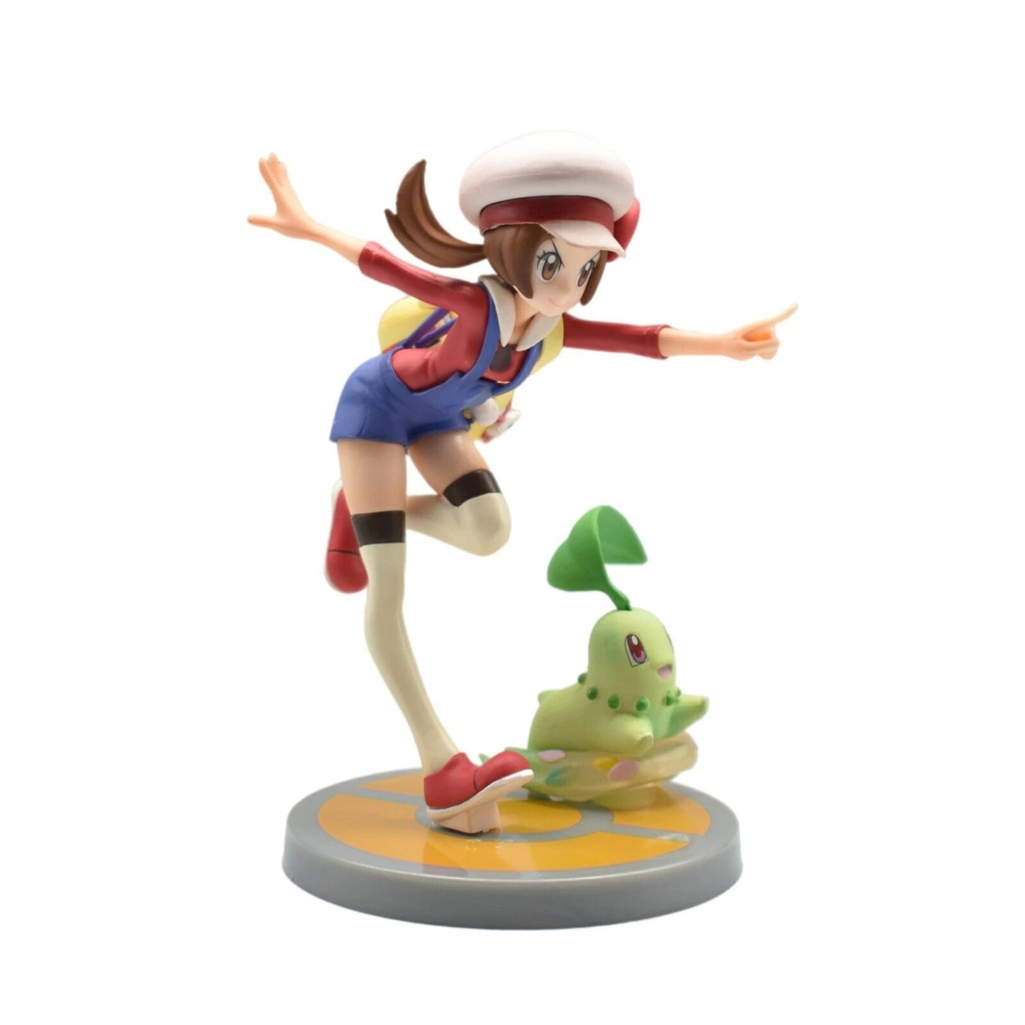 Pokémon Trainer Lyra with Chikorita – Anime Figure – 17 cm (6.7 in) (Kotobukiya Replica)