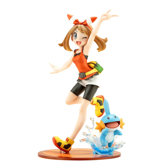 Pokémon Trainer May with Mudkip – Anime Figure – 20 cm (7.9 in) (Kotobukiya Replica)