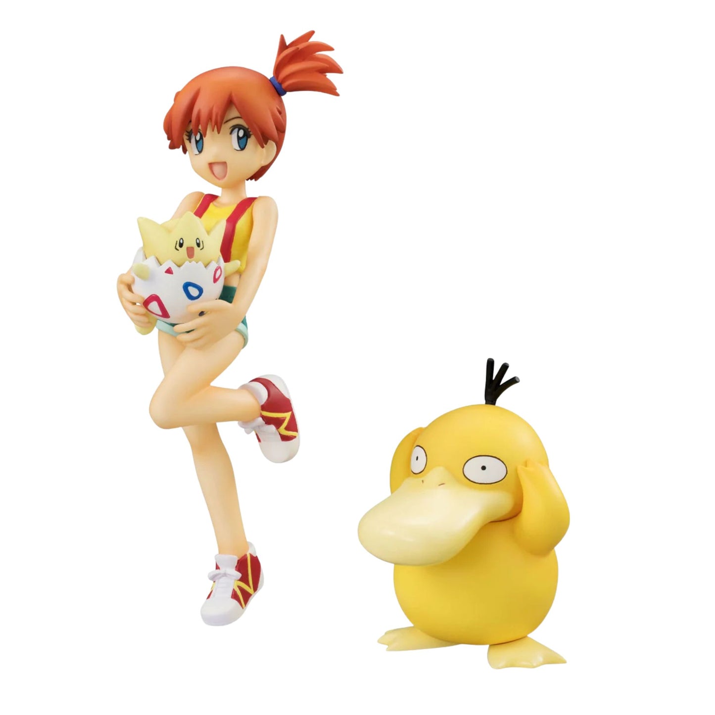 Pokémon Trainer Misty with Togepi & Psyduck – Anime Figure – 19 cm (7.5 in) (MegaHouse Replica)