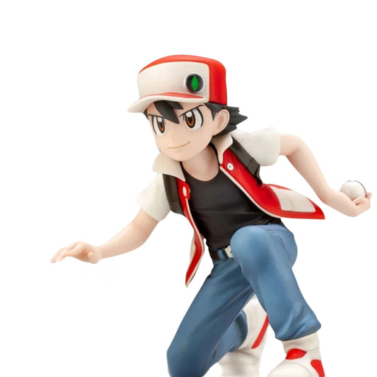 Pokémon Trainer Red with Pikachu – Anime Figure – 12 cm (4.7 in) (Kotobukiya Replica)