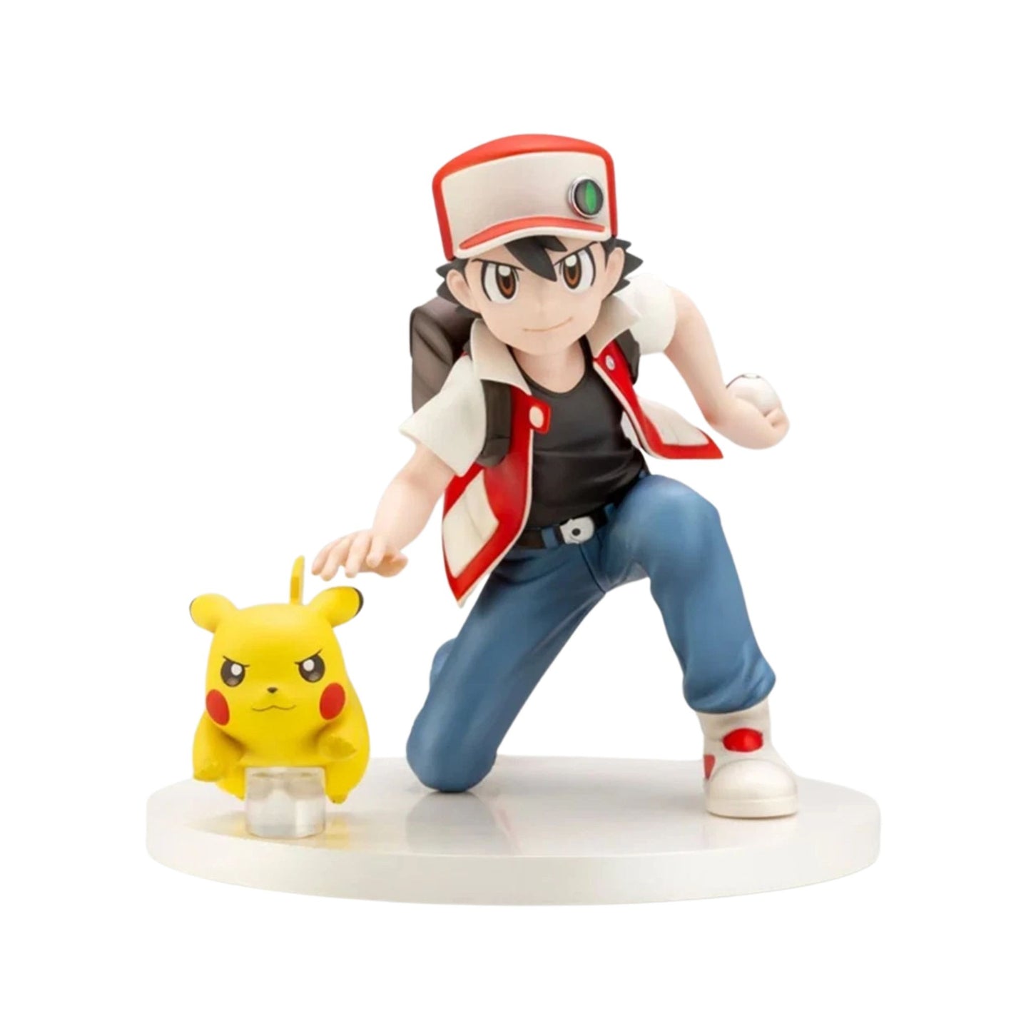 Pokémon Trainer Red with Pikachu – Anime Figure – 12 cm (4.7 in) (Kotobukiya Replica)