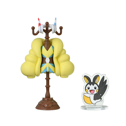 Pokémon Trainer Elesa with Emolga – Pokémon Center Miniature Costume Figure – 11 cm (4.3 in)
