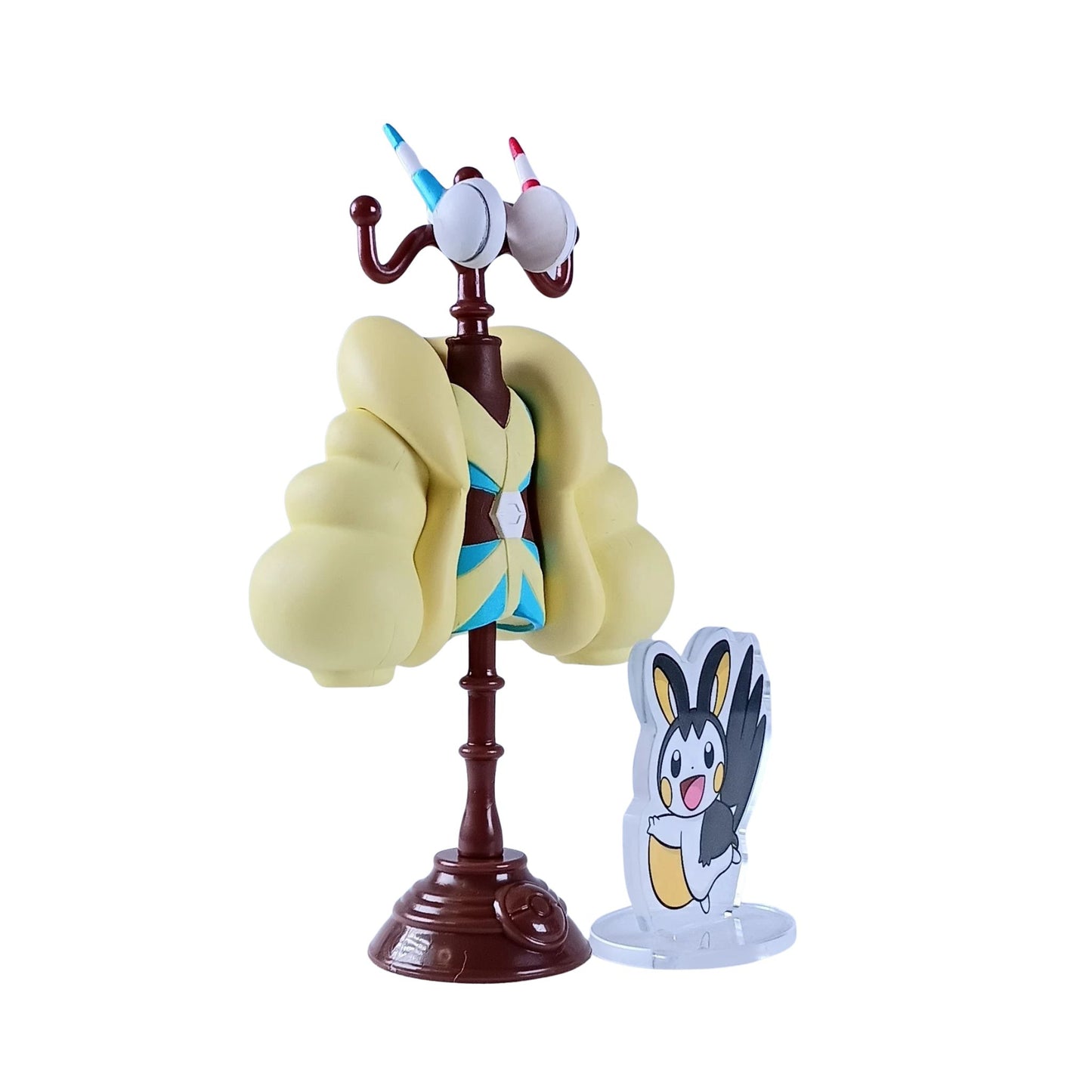 Pokémon Trainer Elesa with Emolga – Pokémon Center Miniature Costume Figure – 11 cm (4.3 in)