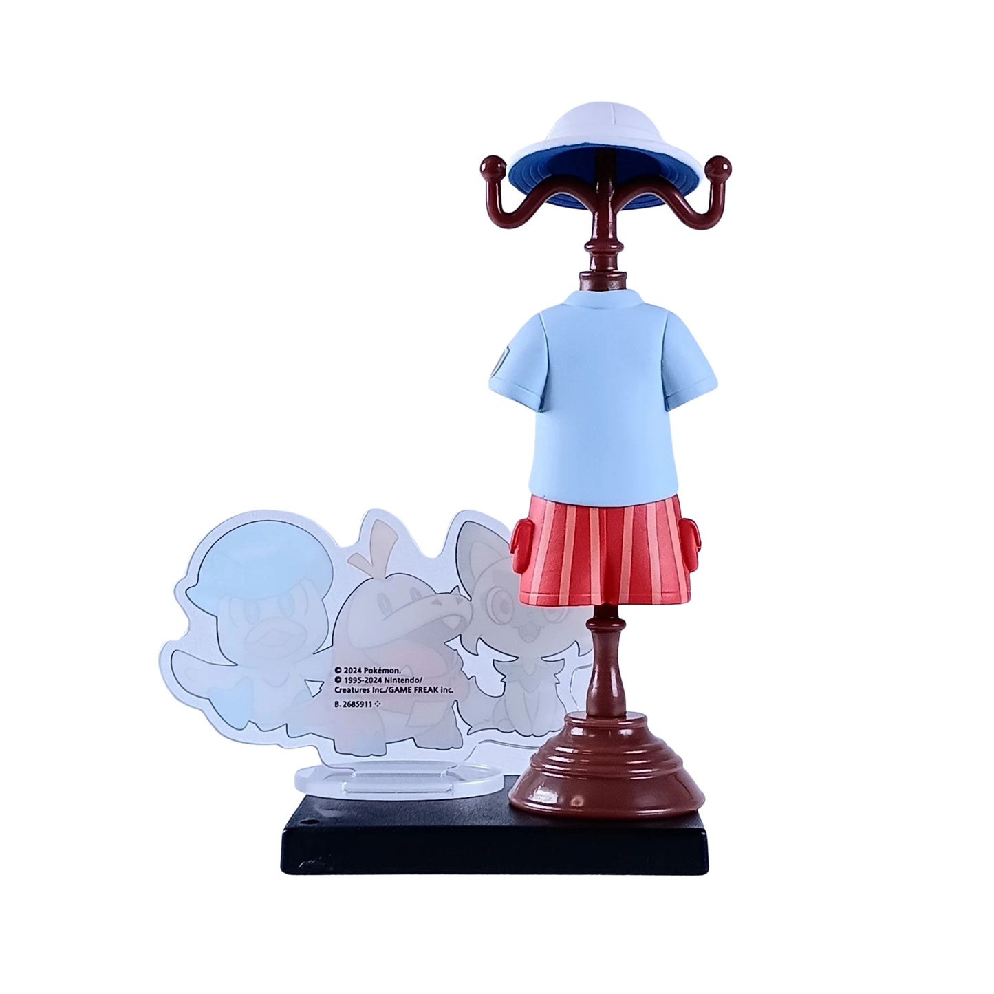 Pokémon Trainer Juliana with Sprigatito, Fuecoco & Quaxly – Pokémon Center Miniature Costume Figure – 11 cm (4.3 in)