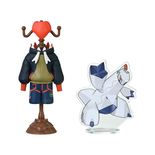 Pokémon Trainer Raihan with Duraludon – Pokémon Center Miniature Costume Figure – 11 cm (4.3 in)