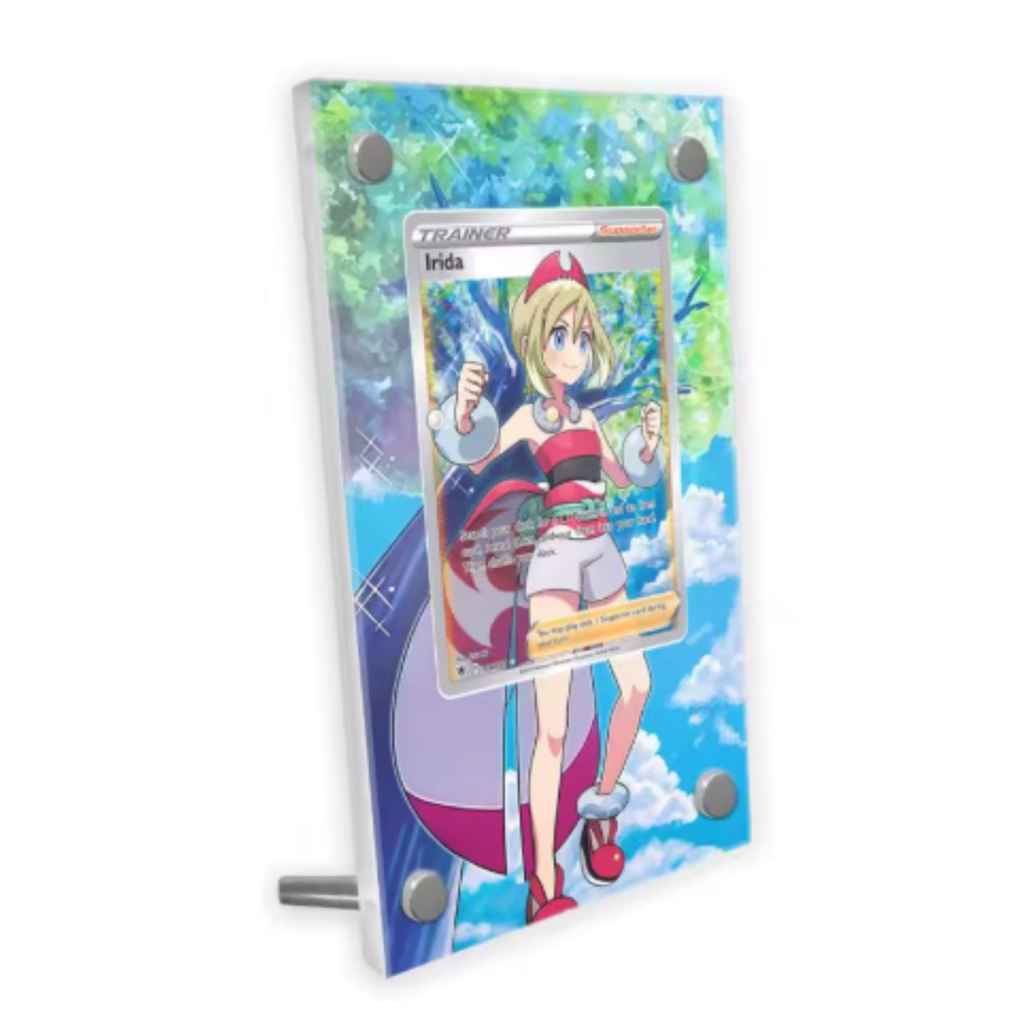 Trading Card Extended Art Display Case – For Irida (Sword & Shield: Astral Radiance 186/189) – 9 × 15 cm (3.5 × 5.9 in)
