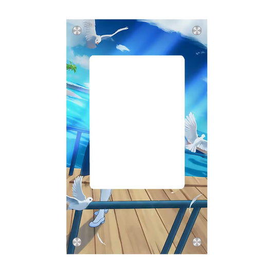 Trading Card Extended Art Display Case – For Lillie’s Determination (Mega Evolution: Base Set 169/132) – 9 × 15 cm (3.5 × 5.9 in)