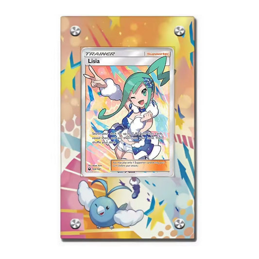 Trading Card Extended Art Display Case – For Lisia (Sun & Moon: Celestial Storm 164/168) – 9 × 15 cm (3.5 × 5.9 in)