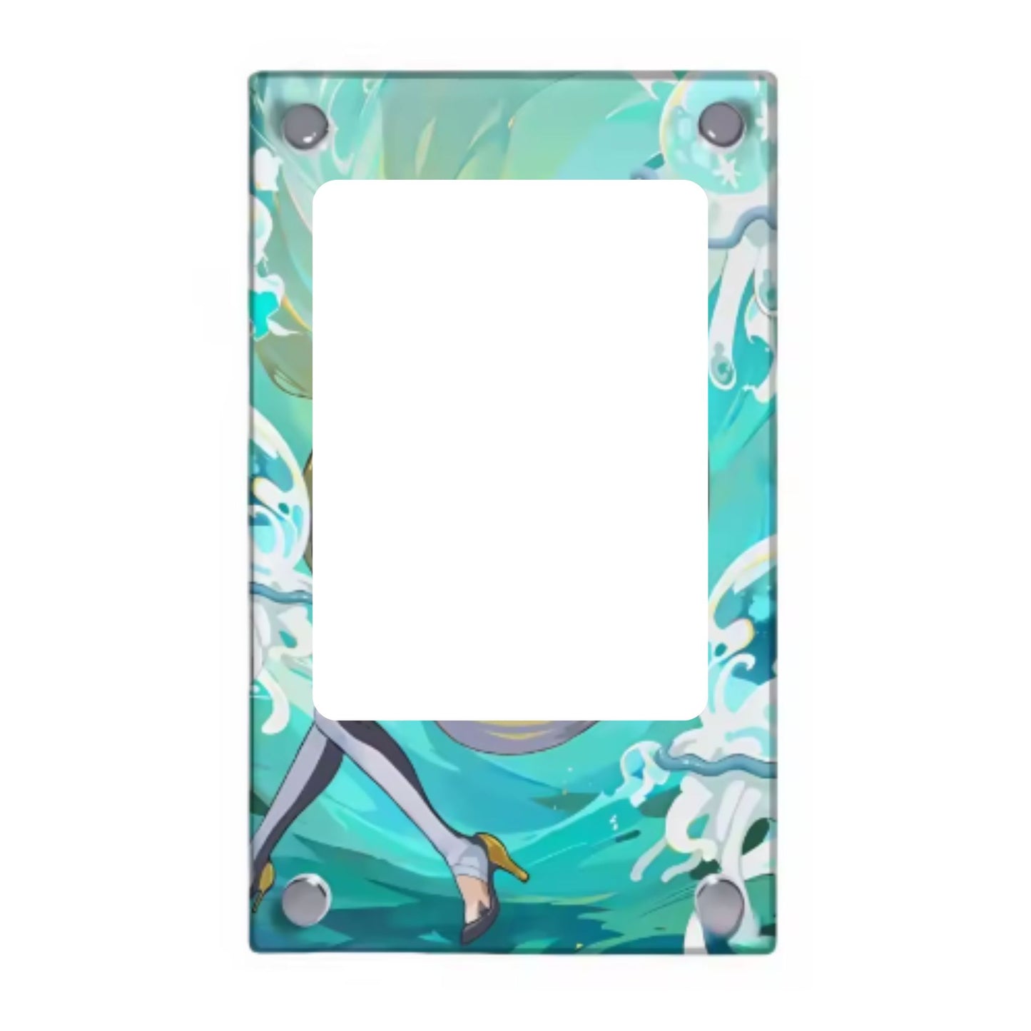 Trading Card Extended Art Display Case – For Lusamine (Sun & Moon: Crimson Invasion 110/111) – 9 × 15 cm (3.5 × 5.9 in)