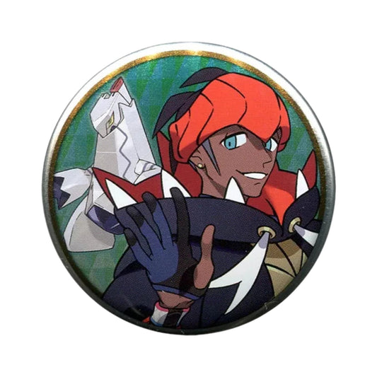 Pokémon Trainer Raihan with Duraludon – Official Pokémon Center Can Badge – 5.5 cm (2.2 in)
